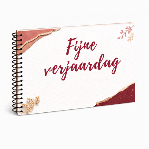 “Fijne verjaardag” printbaar album